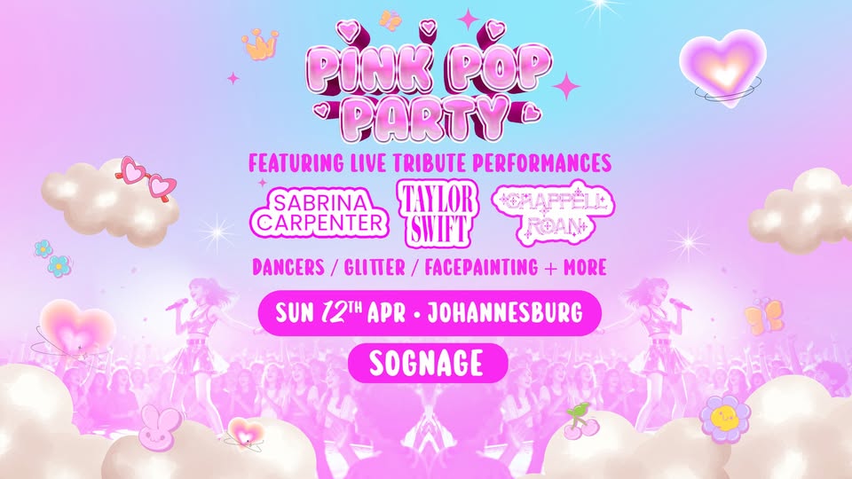 The Pink Pop Party is coming to Johannesburg!
