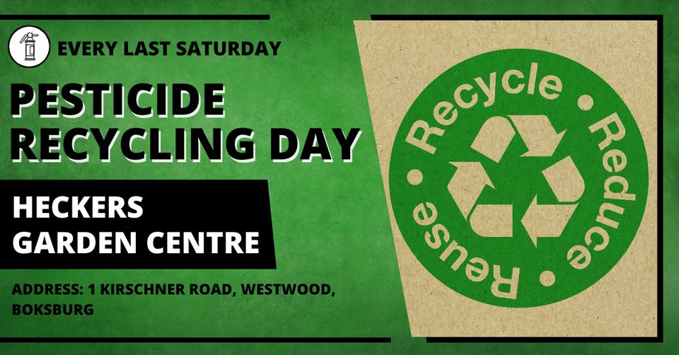 Pesticide Recycling Point @ Heckers Garden Centre Boksburg