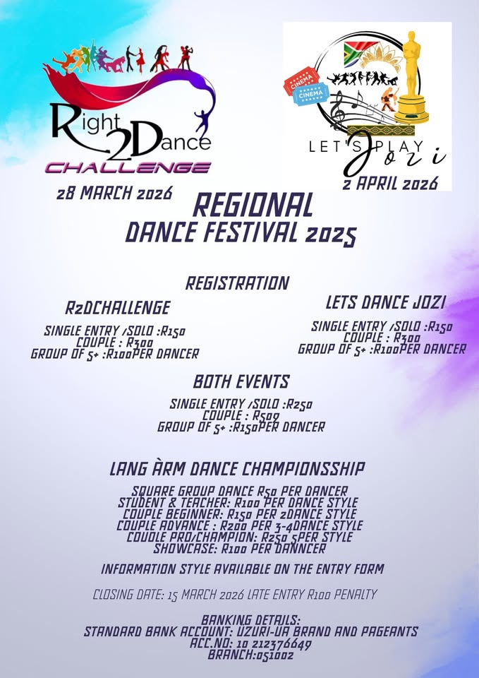 LET'S PLAY JOZI DANCE REGIONALS & CHASE LEAGUE ARTS & SPORT EXHIBITION CHAMPIONSHIP
