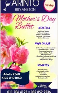 Mothers Day Lunch Buffet @ Arintos