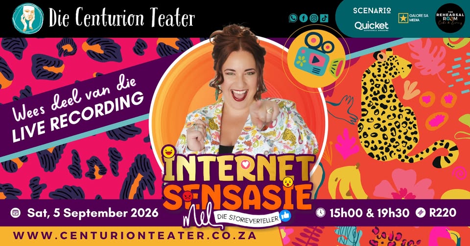 Mel die Storieverteller - Internet Sensasie _ Die Centurion Teater (LIVE RECORDING)