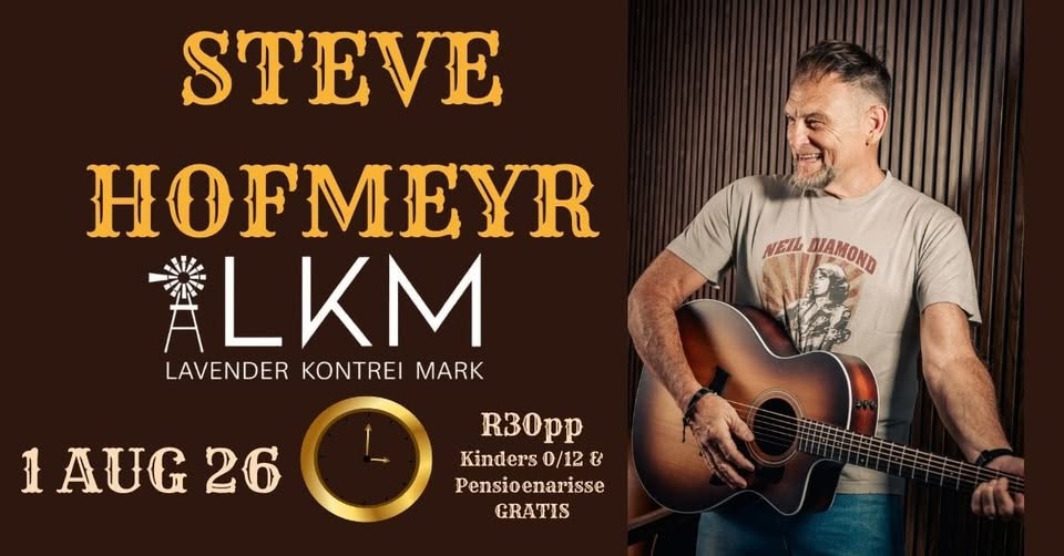 Vleisfees saam Steve Hofmeyr